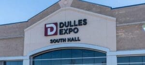 Dulles Expo exhibit hall from the outside