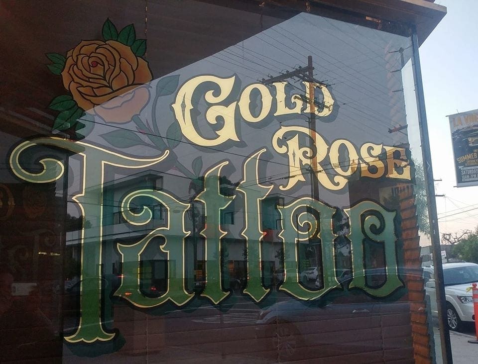 Gold Rose Tattoo - Vice Vibe