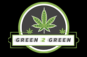 Green 2 Green logo with black background
