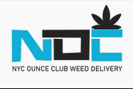 New York Ounce Club logo with black and blue letters